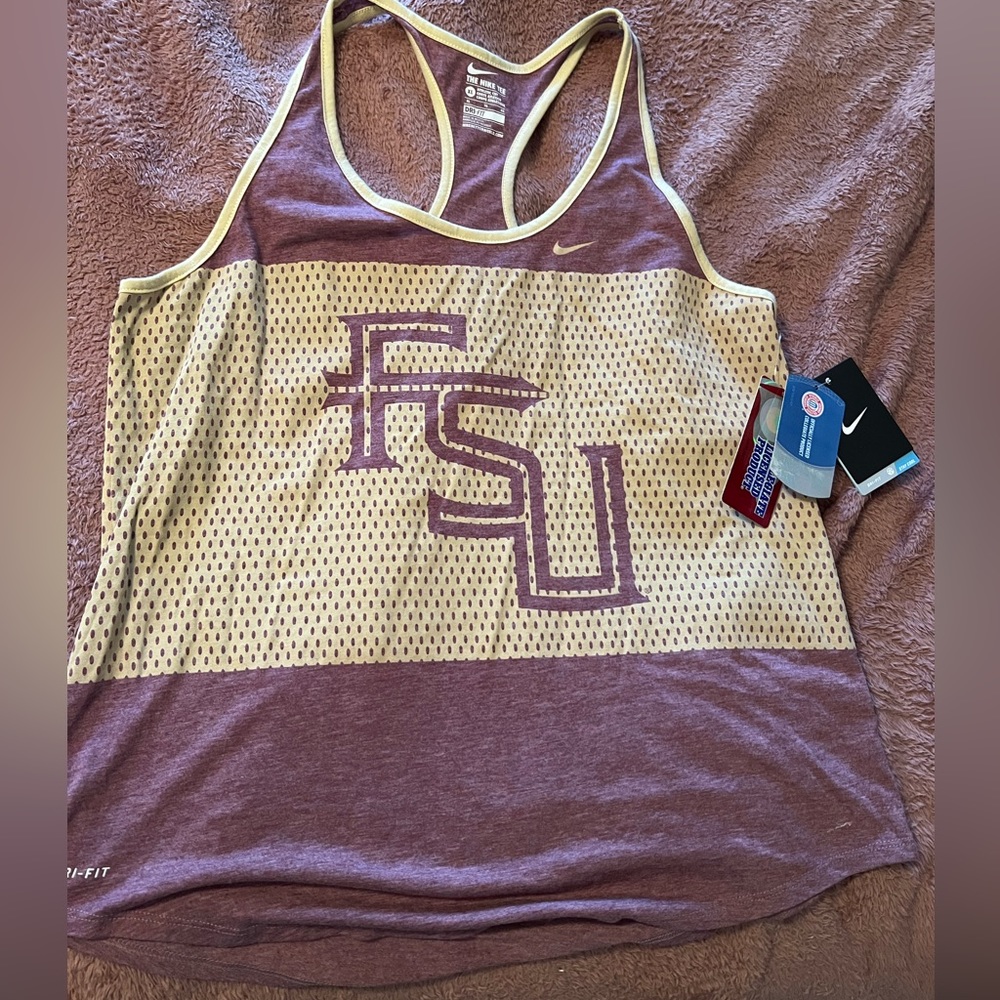 NWT Nike FSU tank top